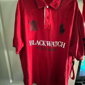 Polo by Ralph Lauren Red Polo Shirt Vibrant Cotton Casual